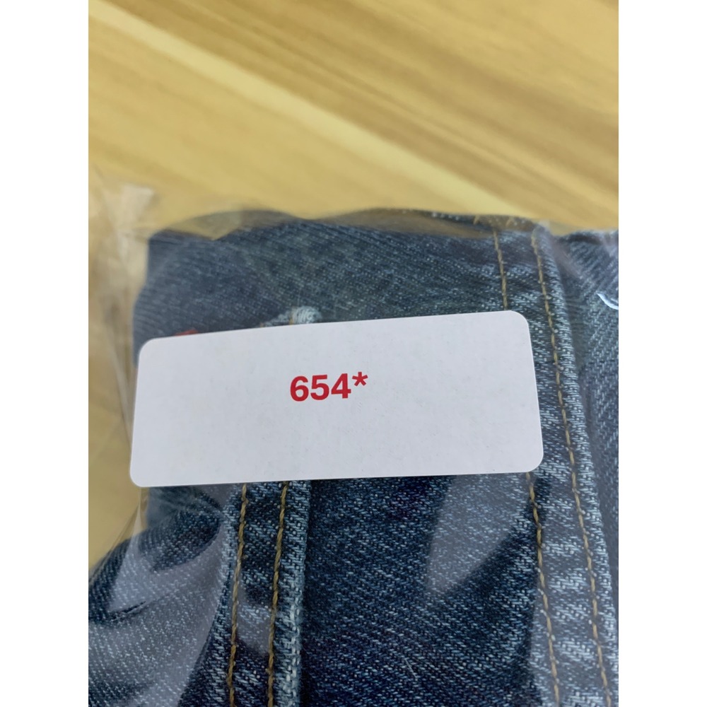 Levis Baggy Dad Jeans Womens 30 Blue Wide Leg Fade Cotton Denim Pants - Picture 9 of 9